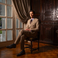 ست کت و شلوار کرم 4923 ست کت و شلوار کرم 4923