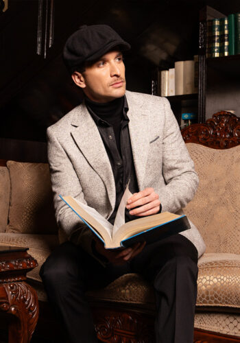 کت و شلوار طوسی