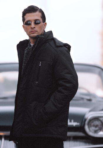 کاپشن مردانه کلاه دار