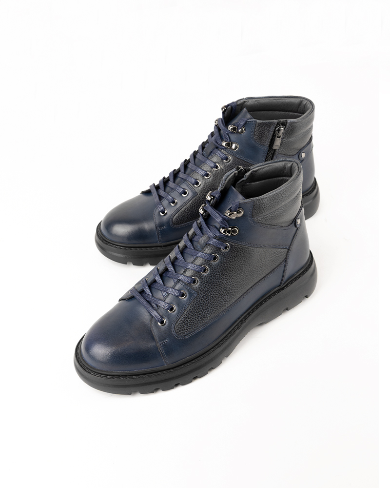 نیم بوت مردانه سرمه ایی نیم بوت مردانه سرمه ایی