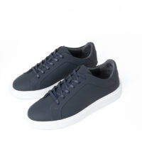 اسنیکرز چرم سرمه ایی اسنیکرز چرم سرمه ایی