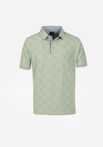 تیشرت 3 دکمه سبز