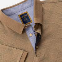 تیشرت 3 دکمه کرم