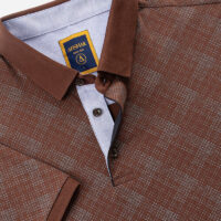 12 تیشرت 3 دکمه زرشکی