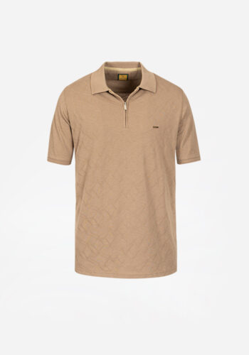 تیشرت نیم زیپ طرحدار