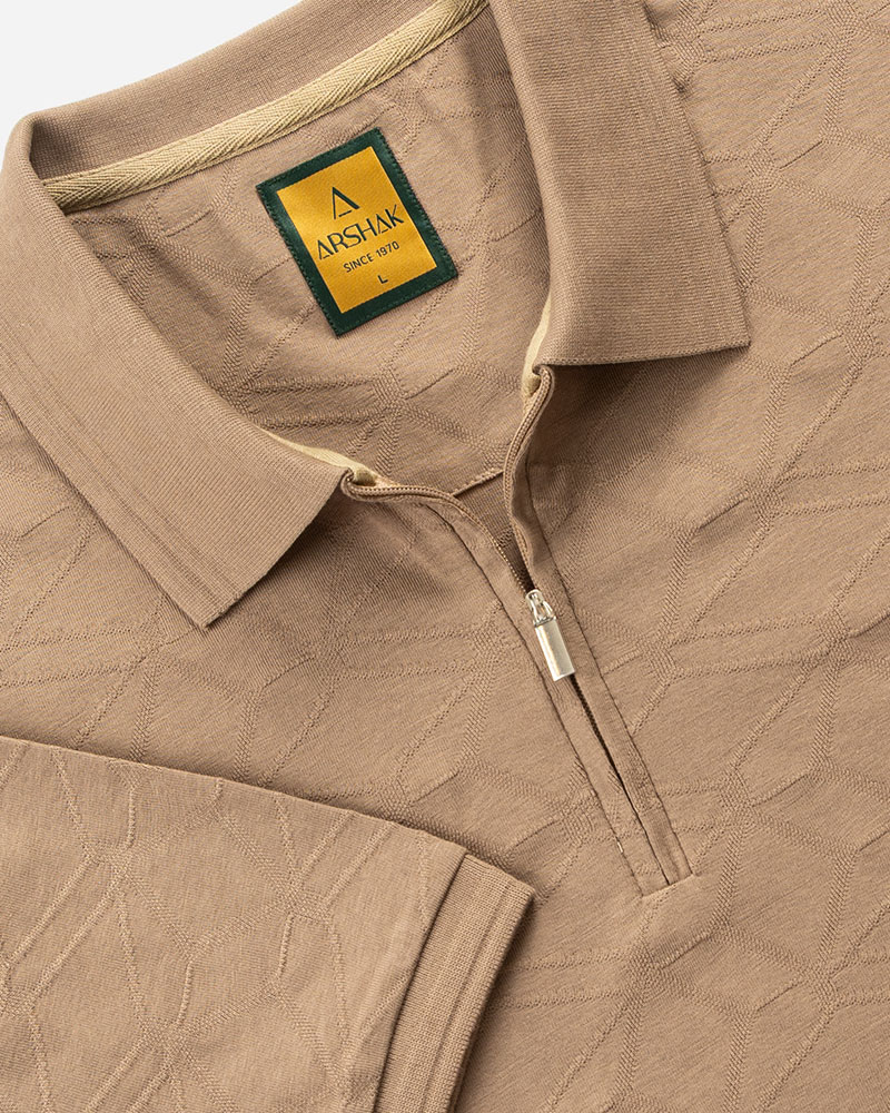 تیشرت نیم زیپ طرحدار تیشرت نیم زیپ طرحدار