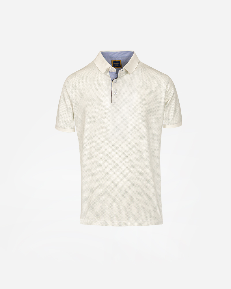 تیشرت 3 دکمه سفید