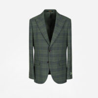 کت دو کمه چهارخانه سبز کت دو کمه چهارخانه سبز